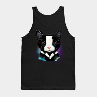 Tuxedo Cat T-Shirt Tank Top